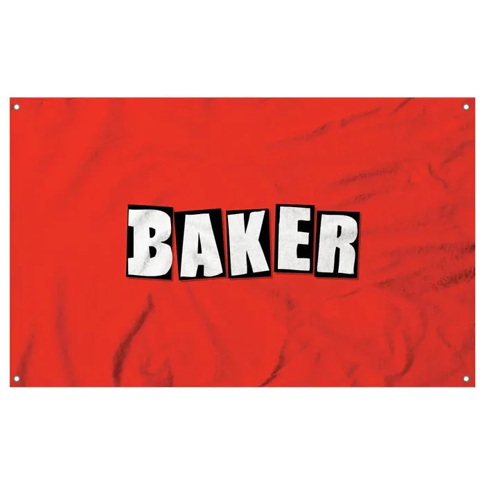 Baker Skateboards Brand Logo Flag