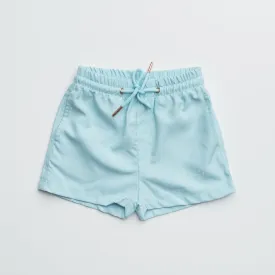 Boy's Swim Trunks in Aquamarine