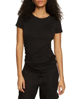 Dressy Twist Tee - Black